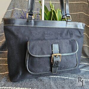 Dooney & Bourke Signature East/West Shoulder Bag Satchel
